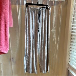 DKNY Extra Light and Soft Loungewear Pajama Sweatpants Wide Leg and Tie
